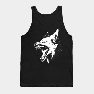 Wolf Dog Anime Japanese Animal Tank Top